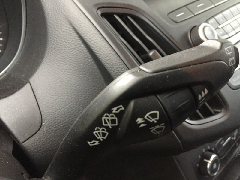 2016 Ford Focus wiper stalk - ummm, what??